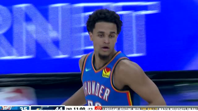 【2022年04月07日 雷霆vs爵士集錦】打完白邊打戈貝爾 厄爾一頓操作撤步中距離穩(wěn)穩(wěn)命中