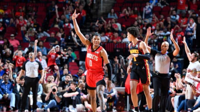 【2022年04月11日 老鹰vs火箭集锦】老鹰130-114火箭 格林41分老鹰东部第9收官
