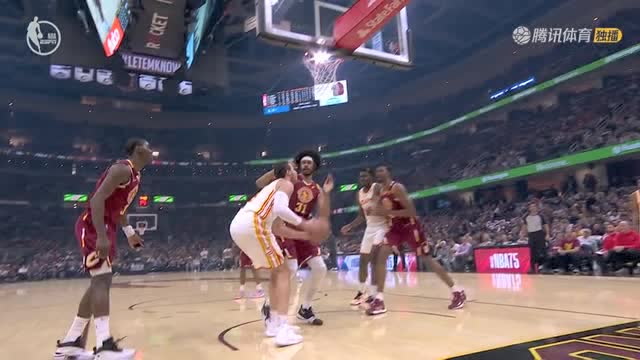 【2022年04月16日 老鷹vs騎士集錦】封蓋的神！ 阿倫迎面封蓋加里納利