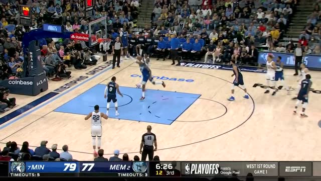 【2022年04月17日 森林狼vs灰熊集錦】飛天遁地 杰克遜籃下接球掛筐暴扣