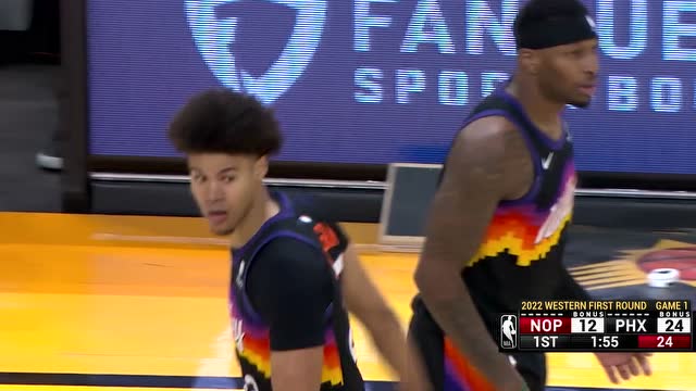 【2022年04月18日 鵜鶘vs太陽集錦】接連暴扣燃起斗志！約翰遜攜手麥基空接暴扣肆虐籃筐