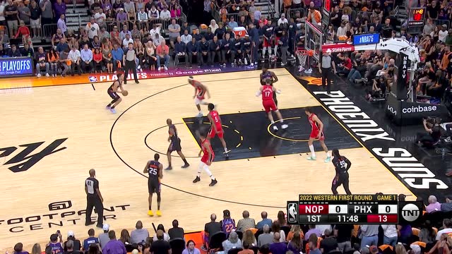 【2022年04月18日 鵜鶘vs太陽集錦】不愧是首節(jié)曼巴！保羅假突回傳布克三分率先發(fā)威