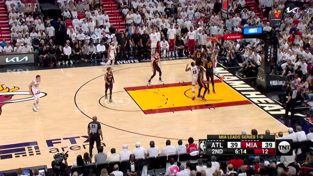 【2022年04月20日 老鹰vs热火集锦】单枪匹马闯入敌营 巴特勒一部甩开防守反篮打进
