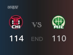 【战况】NBA季后赛：德罗赞41+7+4，公牛114-110战胜雄鹿