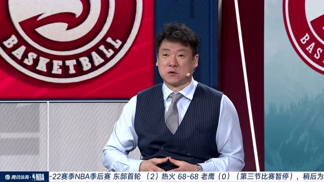 【2022年04月23日】热火vs老鹰第3节中文解说回放