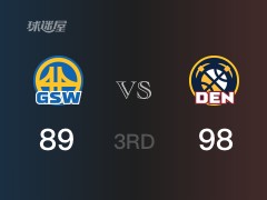 NBA季后赛：三节战罢，掘金以98- 89领先勇士，约基奇33+8+4