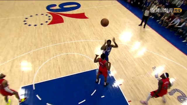 【2022年04月26日 猛龍vs76人集錦】中距離游刃有余 恩比德騙起賽迪斯-楊出手打成2+1