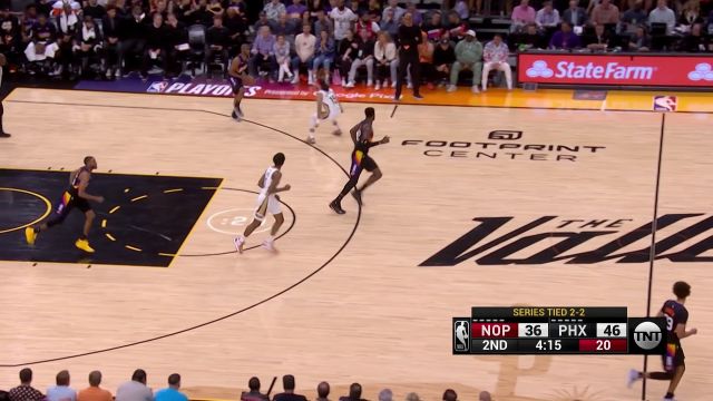 【2022年04月27日 鵜鶘vs太陽集錦】阿爾瓦拉多生奪硬搶無果 保羅直傳底角約翰遜三分一箭穿心