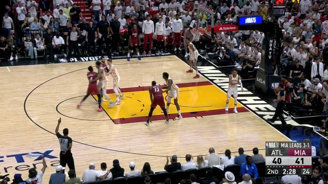 【2022年04月27日 老鹰vs热火集锦】直接一波12-0！热火全队内突外投老鹰毫无招架之力