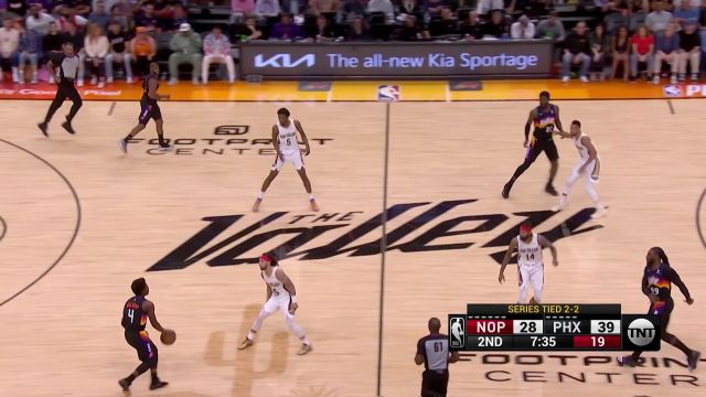 【2022年04月27日 鵜鶘vs太陽集錦】就是有這樣的能力！艾頓中路接球就扔干脆利落