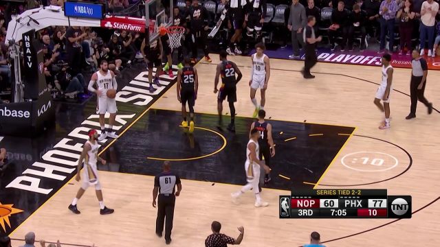 【2022年04月27日 鵜鶘vs太陽集錦】鶯歌：就我是冤大頭？約翰遜溜縫助飛布里奇斯暴力砸扣英格拉姆