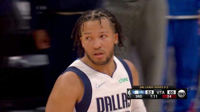 【2022年04月29日 独行侠vs爵士集锦】飙起来了 米切尔布伦森互射三分