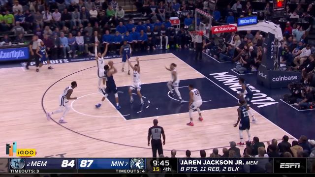 【2022年04月30日 灰熊vs森林狼集錦】火箭升空殘暴轟炸 麥克丹尼爾斯騰云駕霧空接隔扣杰克遜