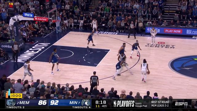 【2022年04月30日 灰熊vs森林狼集錦】莫蘭特炮彈傳球直塞籃下 杰克遜接球起飛雙臂暴扣