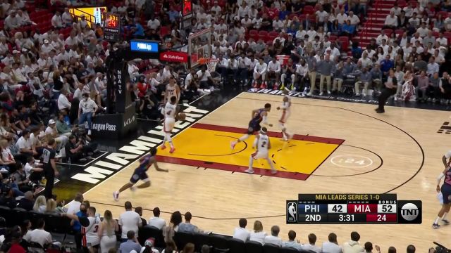 【2022年05月05日 76人vs熱火集錦】塞布爾搶斷巴特勒！馬克西信馬由韁完成2+1