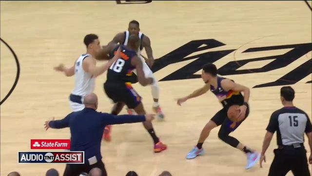 【2022年05月16日 独行侠vs太阳集锦】典型的场下比场上还着急！听基德实时语音指导战术