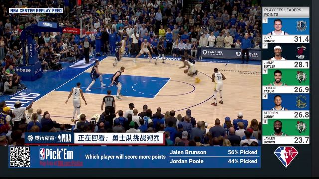 【2022年05月23日 勇士vs獨(dú)行俠集錦】嘴哥的身體素質(zhì)得到了完全展現(xiàn) 掄圓了手臂變態(tài)砸扣讓裁判改判