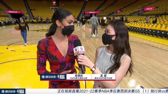 【2022年05月27日 獨行俠vs勇士集錦】前方連線勇士隨隊記者：勇士非常重視陣容深度 綠軍相對于熱火來說更加強大