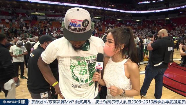 【2022年05月30日 凱爾特人vs熱火集錦】賽后連線周玲安采訪斯瑪特：終于完成夢(mèng)想進(jìn)軍總決賽 希望下一輪繼續(xù)勝利