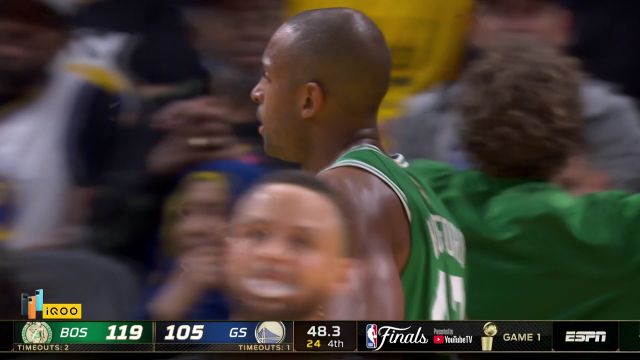 【2022年06月03日 凱爾特人vs勇士集錦】這是要搶FMVP的氣勢！霍福德籃下打成2+1蝦仁豬心
