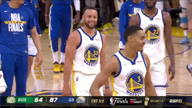 【2022年06月06日 凯尔特人vs勇士集锦】这球逆天的不合理 普尔logo shot压哨入网