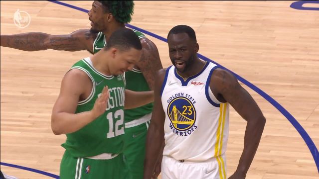 【2022年06月06日 凯尔特人vs勇士集锦】格林领到技术犯规 王猛:情绪是把双刃剑