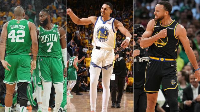 【2022年06月14日 凱爾特人vs勇士集錦】NBA總決賽前4場(chǎng)十佳進(jìn)球：普爾超遠(yuǎn)三分，杰倫強(qiáng)突內(nèi)線2+1