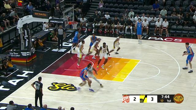 【2022年07月06日 雷霆vs爵士集锦】新科榜眼秀来了!霍姆格伦篮下单臂大帽+突破暴扣闪耀全场