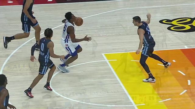 【2022年07月06日 灰熊vs76人集锦】天罗地网插翅难飞 钱德勒追身排球大帽叹为观止