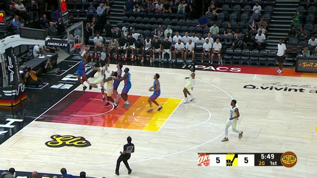 【2022年07月06日 雷霆vs爵士集锦】常规赛首发打夏联?雷霆吉迪连线阿隆维金斯反击暴扣