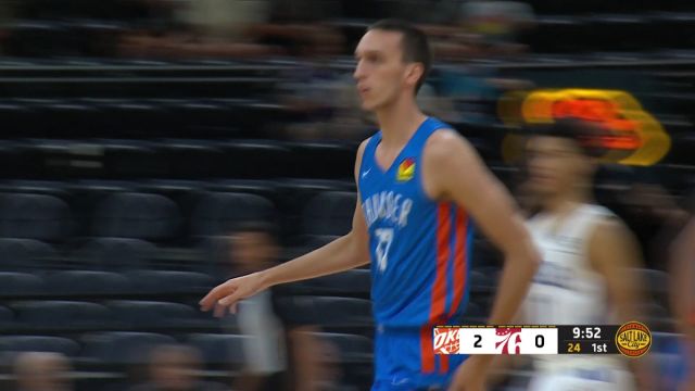 【2022年07月08日 雷霆vs76人集锦】跳完球就是一记大劈扣 波库舍夫斯基开场闪电偷袭