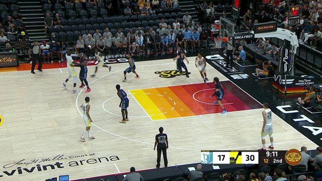 【2022年07月08日 灰熊vs爵士集锦】空切进场势不可挡 蒂尔曼接球劈扣力贯千钧