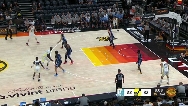 【2022年07月08日 灰熊vs爵士集锦】扣篮如同吃饭喝水 法尔接球空中作业双臂暴扣