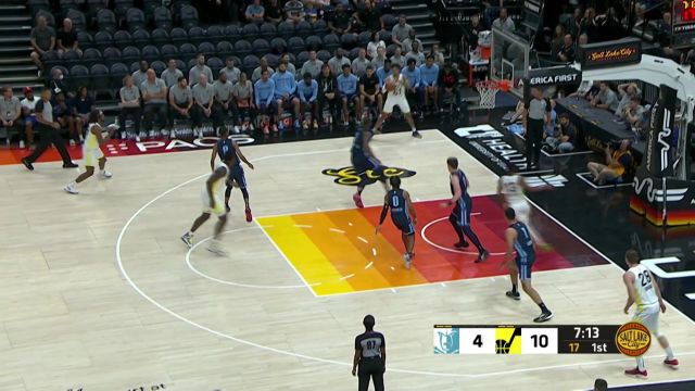【2022年07月08日 灰熊vs爵士集锦】接球出手行云流水 斯尼德无视防守三分甩狙
