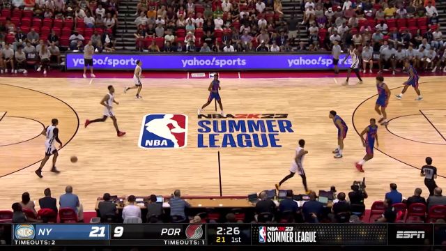 【2022年07月12日】NBA夏季联赛：尼克斯vs开拓者第1节中文解说回放