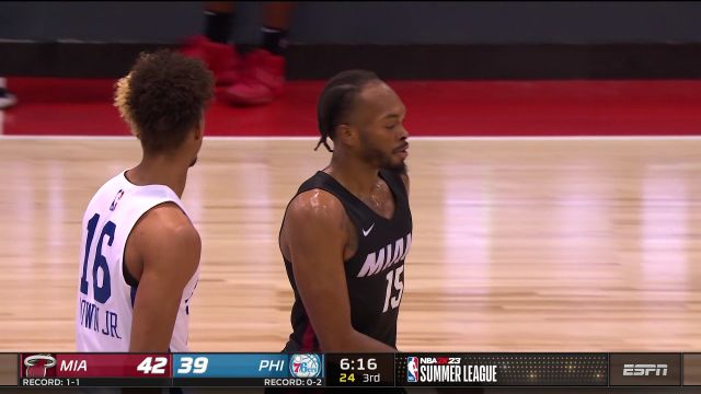 【2022年07月14日】NBA夏季联赛：热火vs费城 第3节中文解说回放