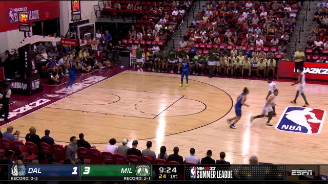 【2022年07月15日 独行侠vs雄鹿集锦】毕竟经过了NBA正赛的洗礼 马穆凯拉什维利弧顶三分一箭穿心