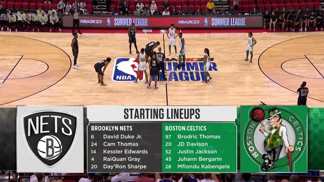 【2022年07月17日】NBA夏季聯(lián)賽：籃網(wǎng)vs凱爾特人第1節(jié)中文解說回放