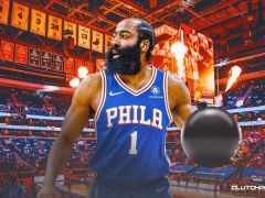 詹姆斯·哈登（JamesHarden）在上个赛季为76人队（Sixers）扳回了比分