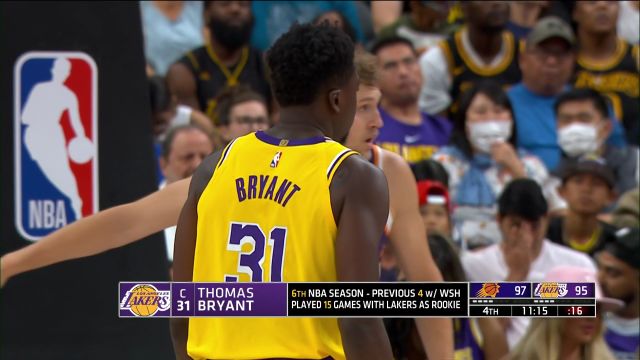 【2022年10月06日】NBA季前赛:太阳vs湖人原声解说全场回放