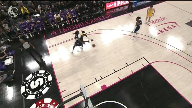【2022年10月07日 森林狼vs湖人集锦】加布里埃尔碾过里德虐框终结 后者下回合帽掉扣篮托布找回颜面