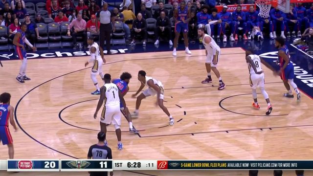 【2022年10月08日】NBA季前賽：活塞vs鵜鶘中文解說(shuō)回放第1節(jié)