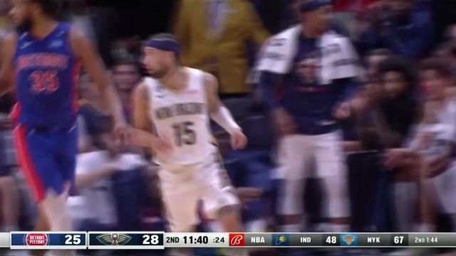 【2022年10月08日 活塞vs鹈鹕集锦】给大伙来点绝活!阿尔瓦拉多身后扑实抢断完成反击