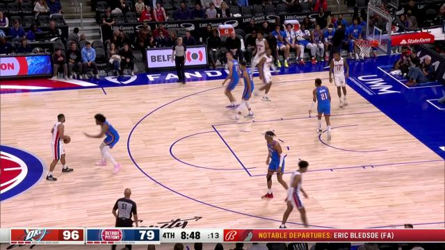 【2022年10月12日】NBA季前賽:雷霆vs活塞中文解說全場回放