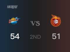 CBA常规赛 ：半场数据， 四川以54-51领先山西，维尔18+6+4