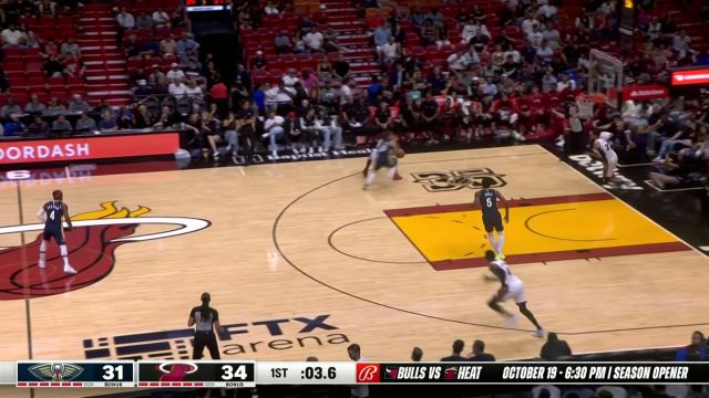 【2022年10月13日 鵜鶘vs熱火集錦】一劍霜寒十四州 文森特超遠(yuǎn)三分壓哨打板命中