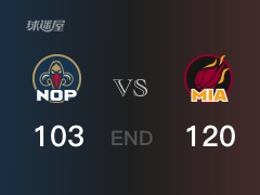 【战况】NBA季前赛：阿德巴约25+4+5，热火120-103战胜鹈鹕