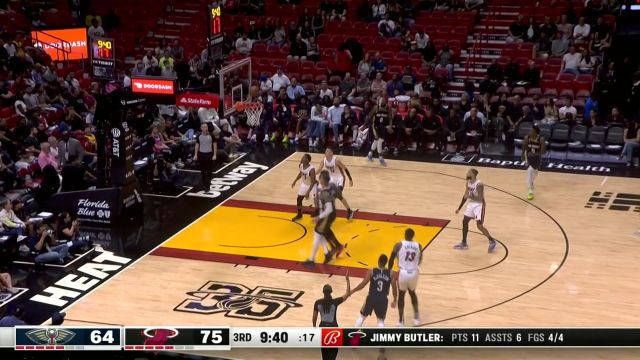 【2022年10月13日 鵜鶘vs熱火集錦】萬萬沒想到籃球場也有烏龍球！墨菲飛身搶斷不慎將球撥進(jìn)自家籃筐