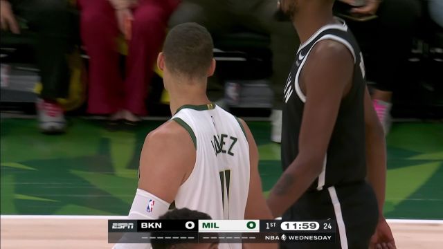 【2022年10月13日】NBA季前賽：籃網(wǎng)vs雄鹿第1節(jié)中文解說回放