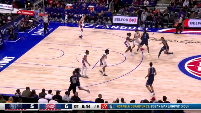 【2022年10月14日 灰熊vs活塞集錦】歡迎來到NBA！莫蘭特大帽艾維隨后完成1打0暴扣